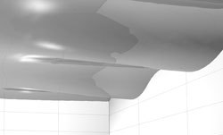 Натяжной потолок - волна